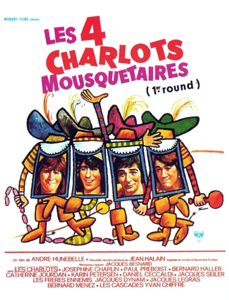 Les quatre Charlots mousquetaires